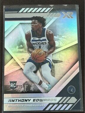 2020 ANTHONY EDWARDS ROOKIE CARD PANINI CHRONICLES XR #295 NBA RC NM